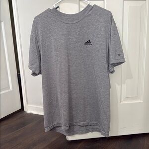 Men’s Adidas Gray Short Sleeve Climalite Tee